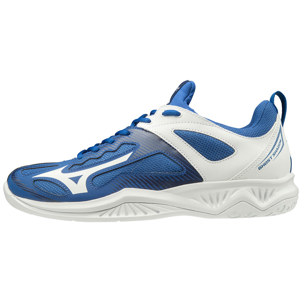 Mizuno Ghost Shadow - Erkek Hentbol Ayakkabısı - Mavi/Beyaz/Mavi Türkiye (PAUSMX-691)